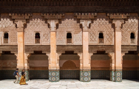 Marrakech, Medersa Ben Youssef, Marruecos.