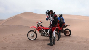 Actividades, motos en el desierto, mMarruecos.